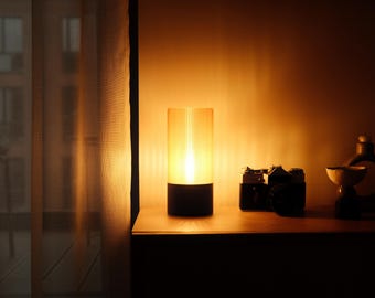 Cozy Bedside Lamp, Modern Minimalist Table Lamp, Eco-Friendly Gift, Scandinavian Style Nightstand Light