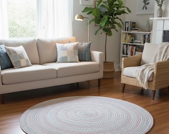 Crochet Pattern for Rag Rug with Mop Yarn (Digital PDF)