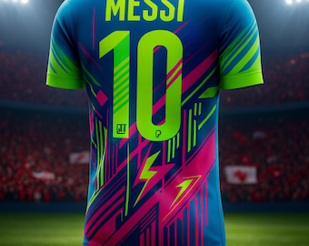 Messi 10 Classic Soccer Graphic T-Shirt – Graffiti Style Sports Tee | Comfortable Casual Top for Football Fans and Streetwear Lovers