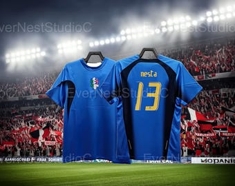 Completo da calcio Pirlo in stile retrò per adulti: maglia sportiva italiana con pantaloncini, completo sportivo più venduto per allenamento e abbigliamento casual