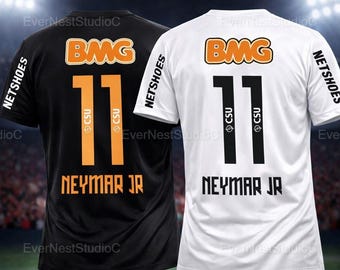 Number 11 White Soccer Jersey | Brazilian Star Football Shirt