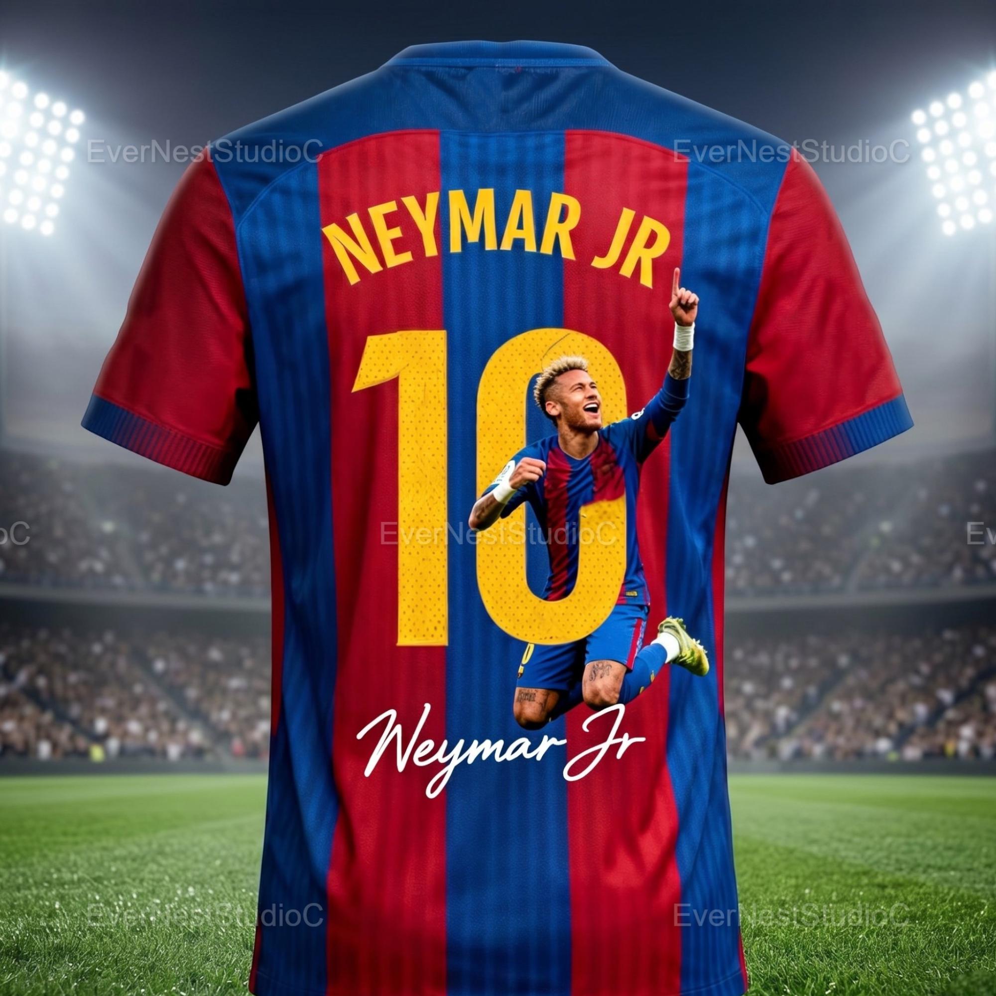 Neymar Jersey Barcelona Kit - Etsy Canada