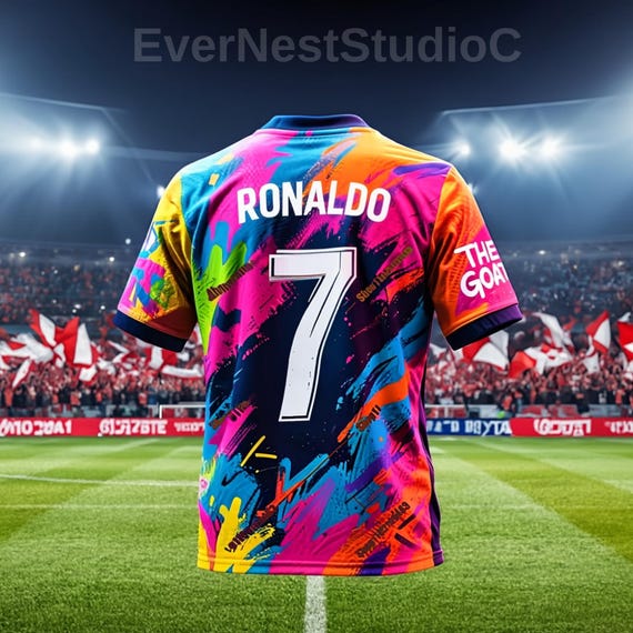 Ronaldo 7 3D Graffiti Sports T-shirt – Quick-dry Breathable