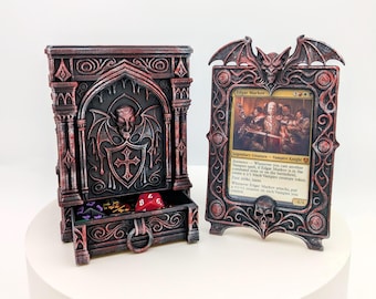 MTG Vampire Deck Box + Card Frame - TCG Card Storage, Commander