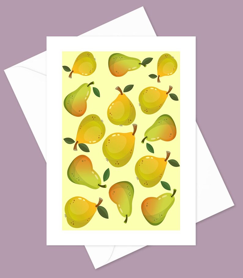 Colorful Fruits Greeting Cards: Watercolor Note Card Set of 12 (3 of ...