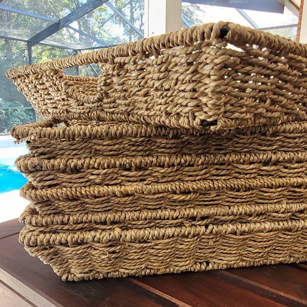 Vintage Rattan Tray Wicker Rattan Tray Wicker Tray Lap Tray Vintage Serving Vintage Home Decor Serving Tray Cottage Decor 1 Tray