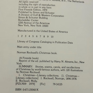 Library norman rockwells christmas book