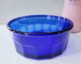 Arcoroc Blue Glass Etsy