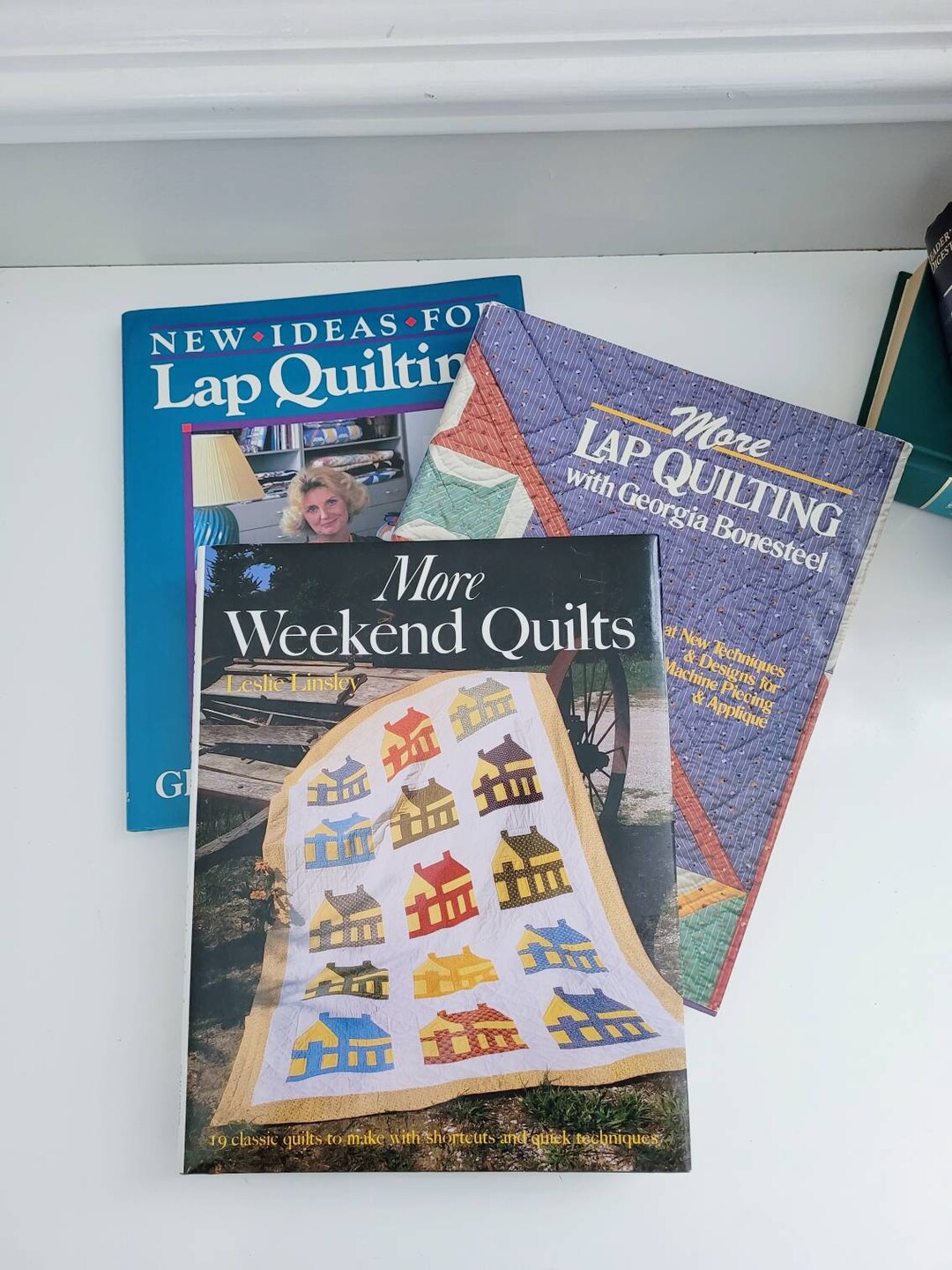 Vintage Quilt Books Set of 3 Quilt Book Quilt Instructions Quilt Patterns Farmhouse Quilts