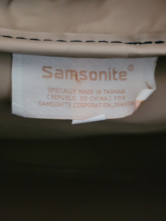 Vintage Luggage Vintage Samsonite Canvas Bag Sams… - image 7