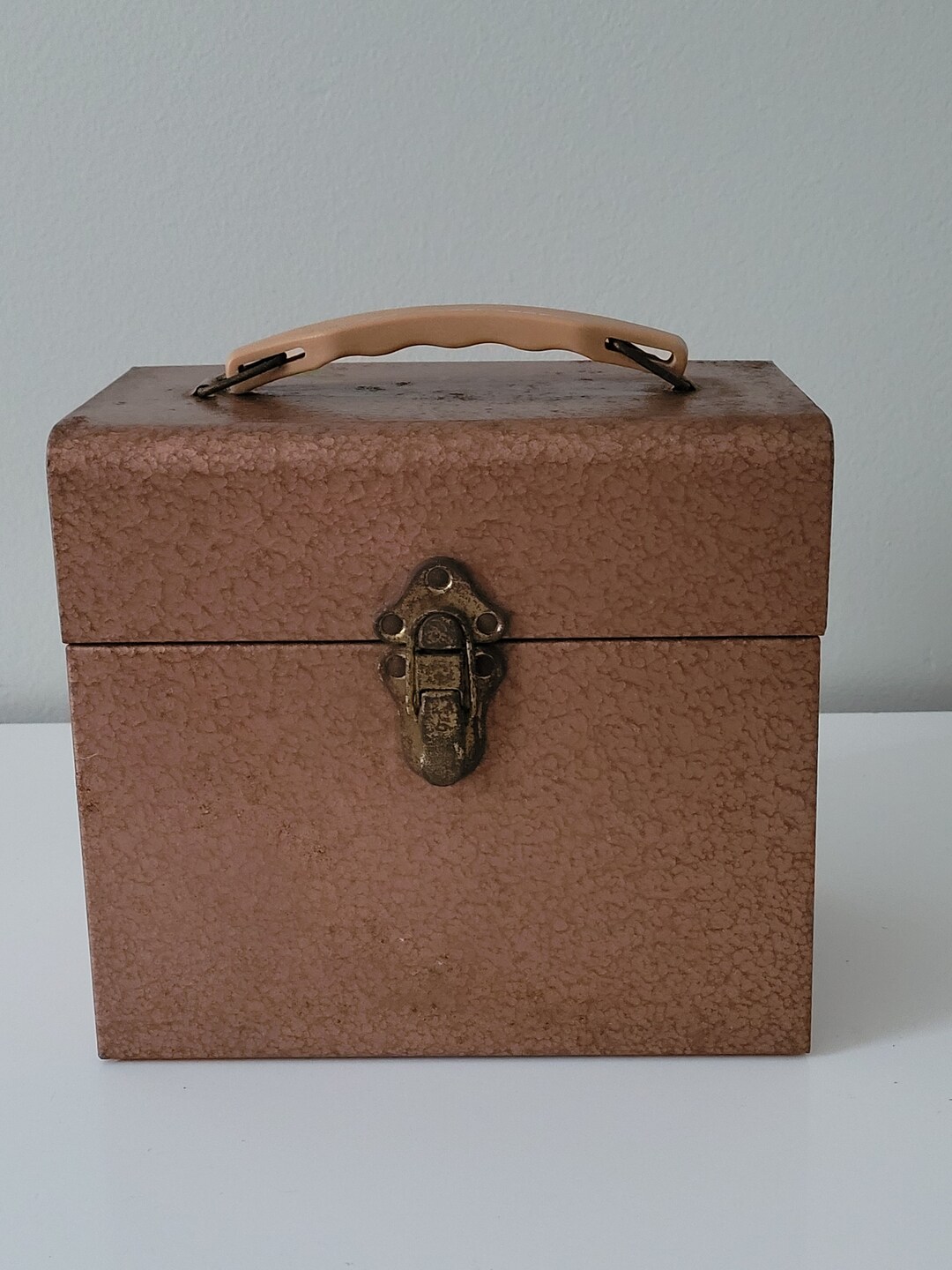Metal File Box Metal Box Retro Metal Box Eagle Lock Co Metallic Copper