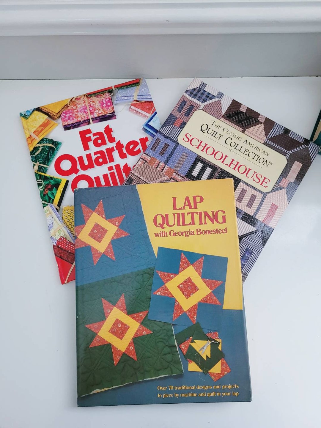 Vintage Quilt Books Set of 3 Quilt Book Quilt Instructions Quilt Patterns Farmhouse Quilts