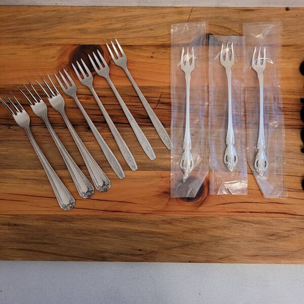 Appetizer Forks Etsy