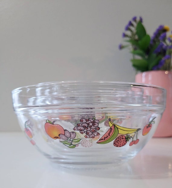 Vintage Nesting Bowls Vintage Prep Bowls Durable Glass Bowls Vintage  Serving Farmhouse Kitchen Vintage Mixing Bowls Vintage Kitchen Bowls 