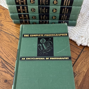 The Complete Photographer An Encyclopedia of Photography 1942 Vintage Encyclopedias Vintage Reference Book Set of 10 Vintage Photography