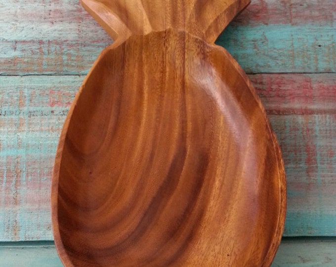 Pineapple Tray, Wood Pineapple Tray, Wooden Pineapple, Medium Pineapple