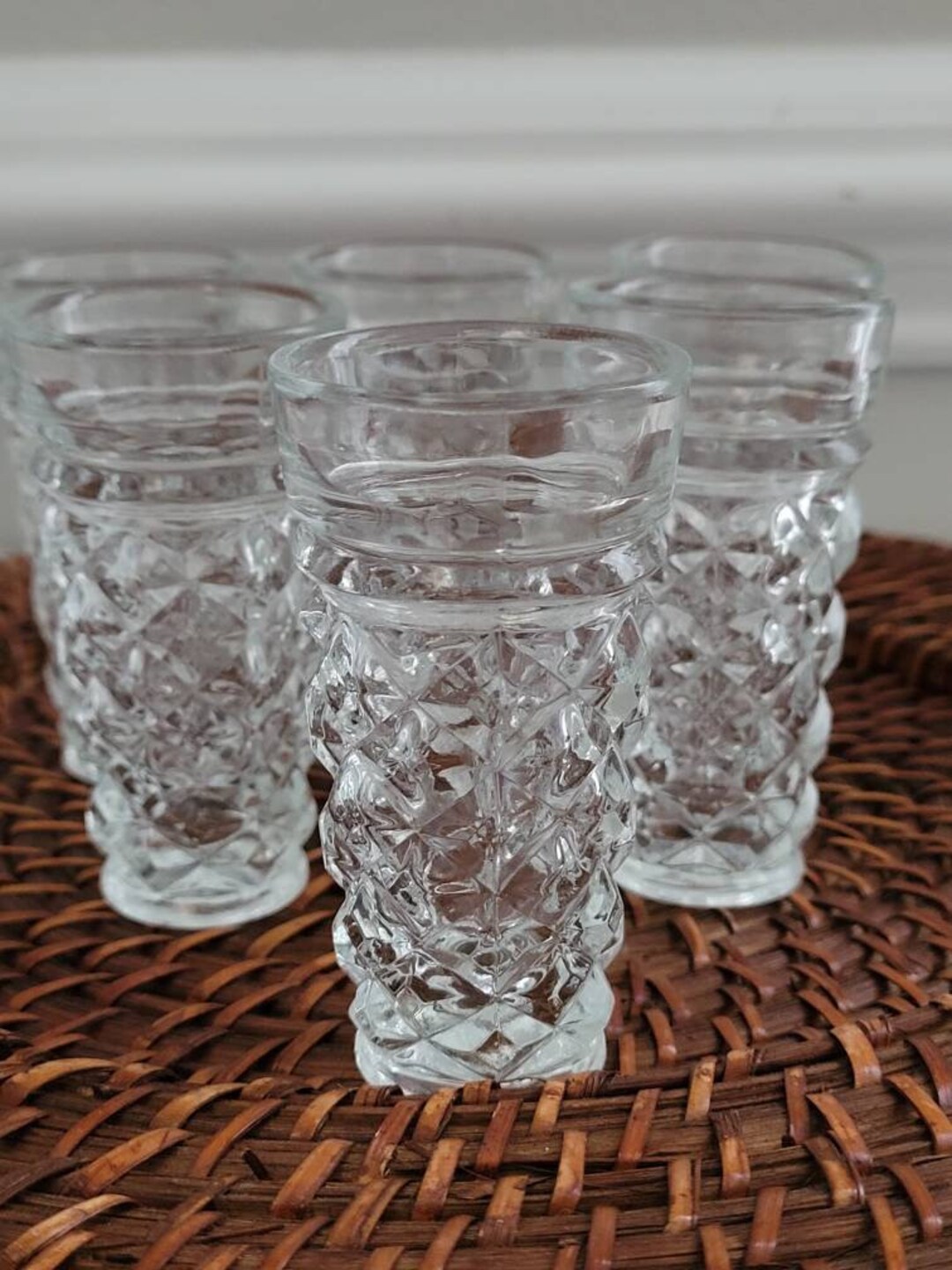 Vintage Shot Glasses Italian Shot Glasses Vintage Clear Shot Etsy