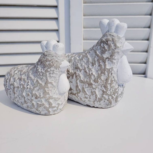 Concrete Chickens Etsy