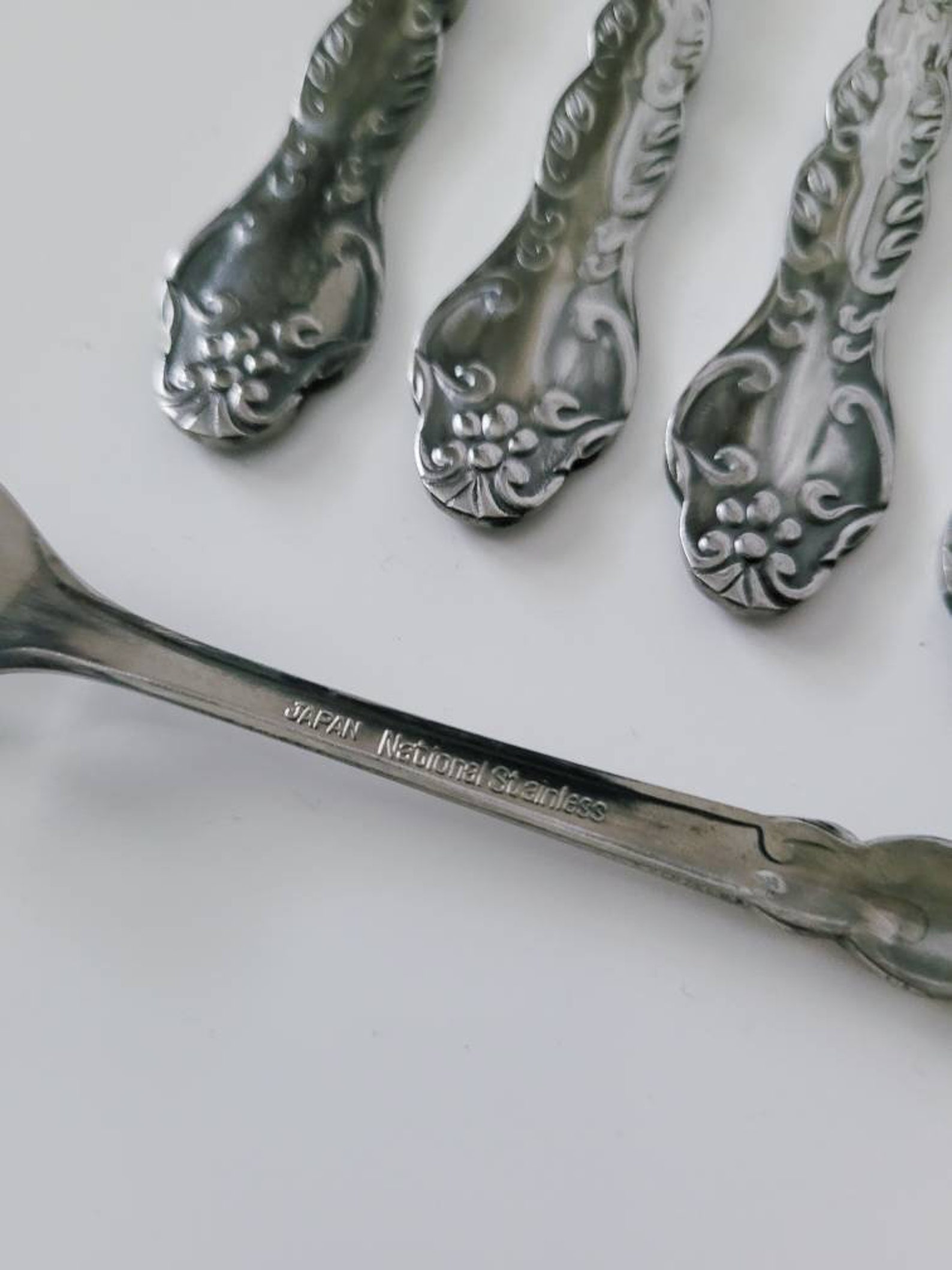 Vintage Stainless Japan Appetizer Forks Vintage Dessert Forks Etsy