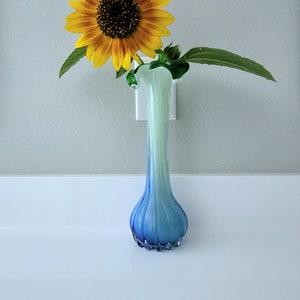 Jack in The Pulpit Blown Glass Vase Blue Vase Green Vase Gift for Her Gift for Him Collectible Glass Art