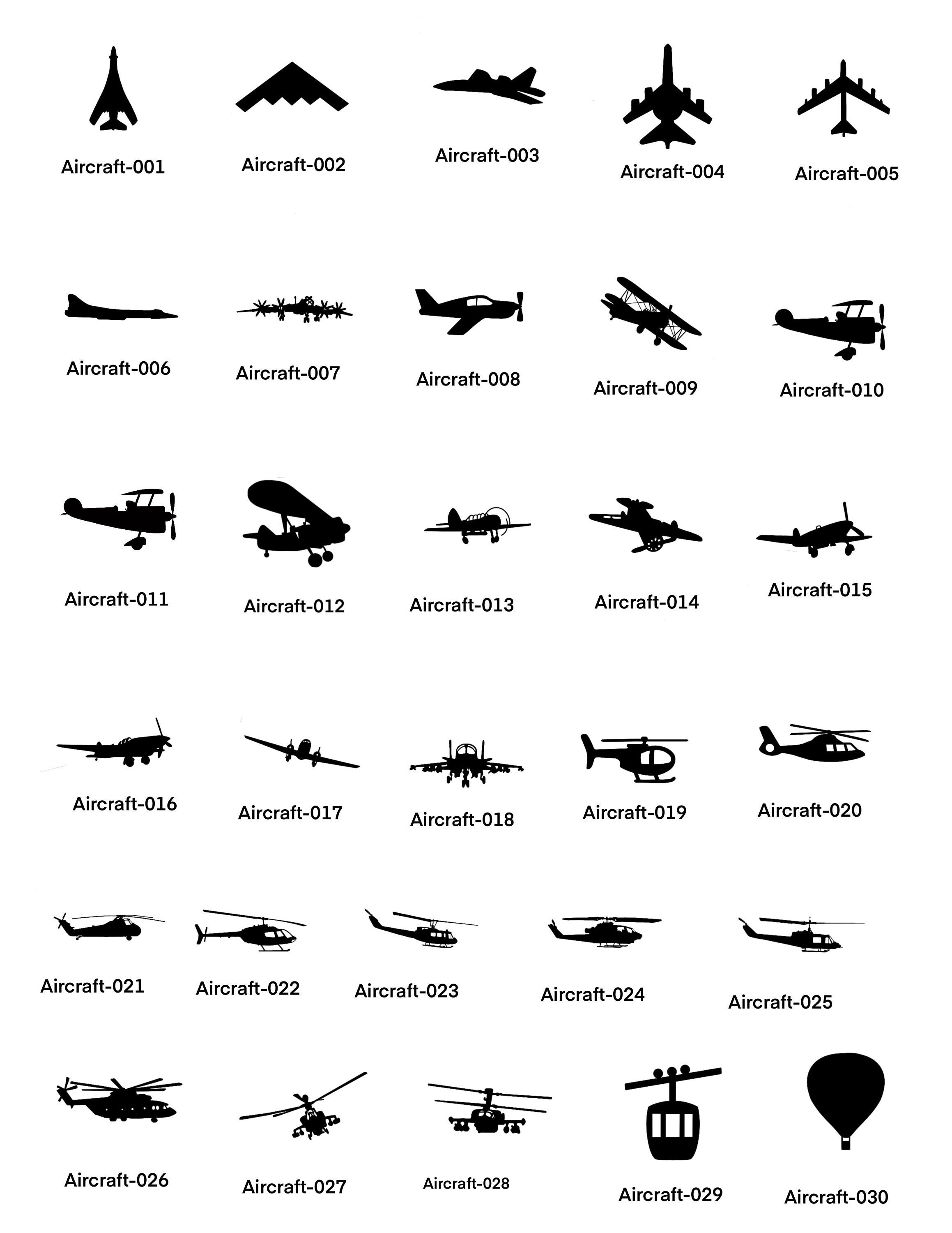 Aircraft-jpg Dxf Eps SVG PNG - Etsy