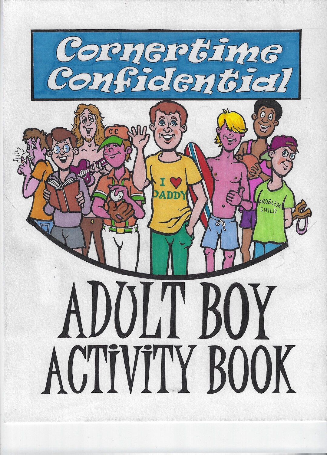 Cornertime Confidential Adult Boy Activity Book | Fun Activities for ...