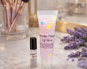 Lavendel Aromatisierender feuchtigkeitsspendender Lipgloss mit leichter Tönung und schönem glänzenden Schimmer Sheek
