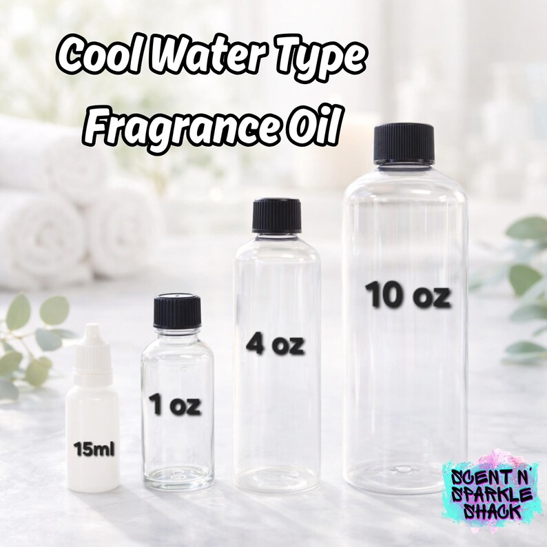 Cool Water Type Fragrance Oil: Strong Scent Throw for Candles, Soaps ...