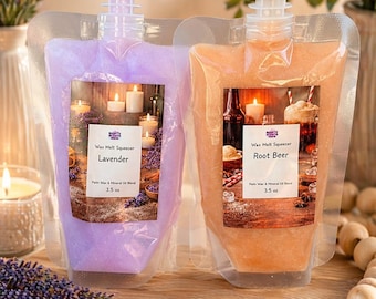 Exprimidores de cera fundida de 99 g (3.5 oz) con múltiples opciones. Triple aroma, excelente difusión en caliente. Parafina de palma. Fácil de usar y sin ensuciar.