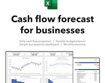 Cashflow forecast and budget planner for any business