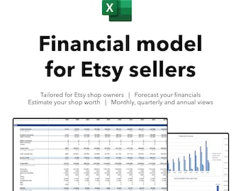 Etsy shop business plan and financial model