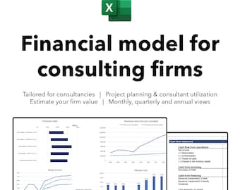 Advanced financial model for consulting firms