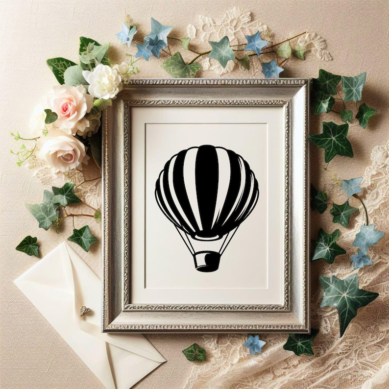 Hot Air Balloon SVG Bundle: Cricut Cut Files (digital Download) - Etsy