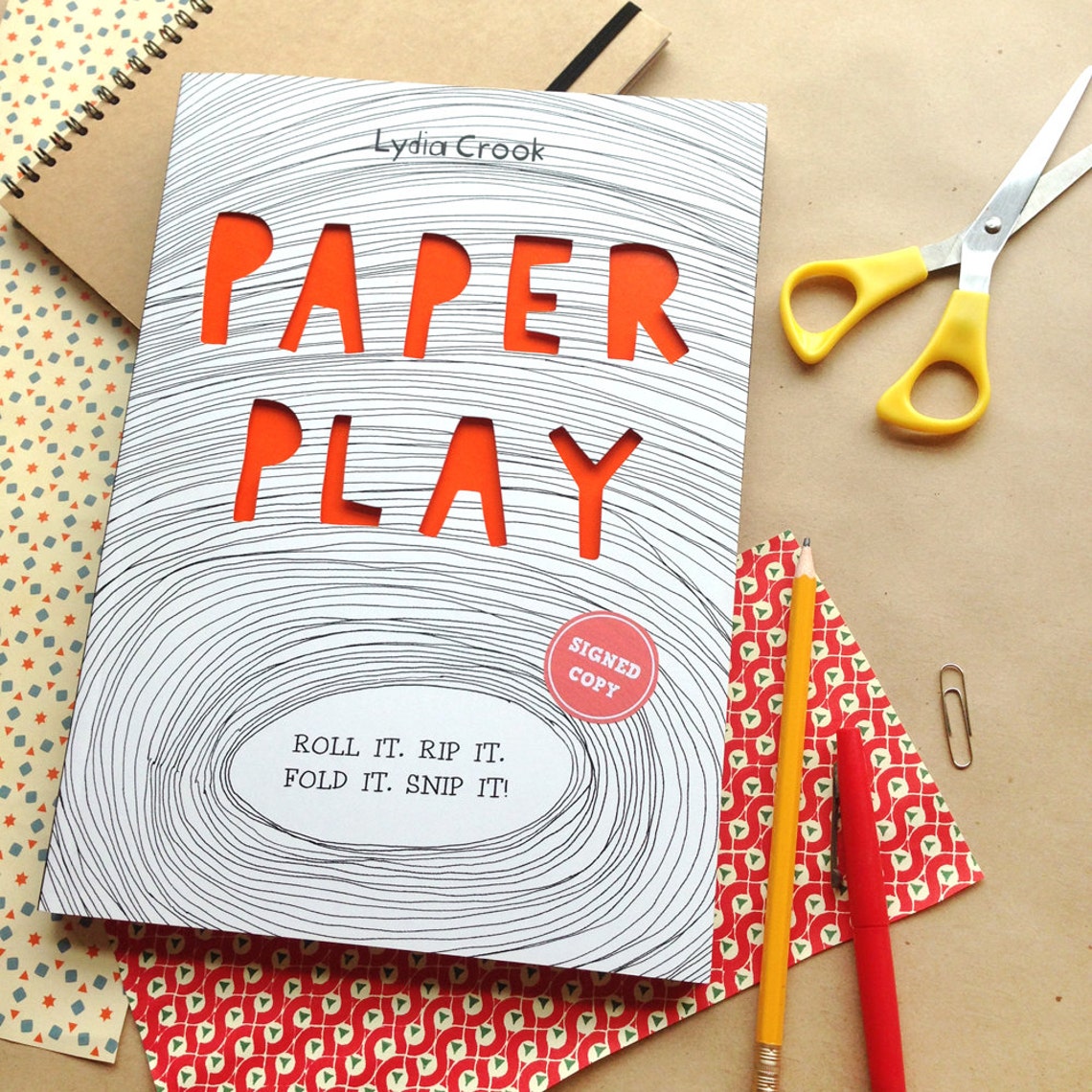 PAPER PLAY activity book signed copy | Etsy