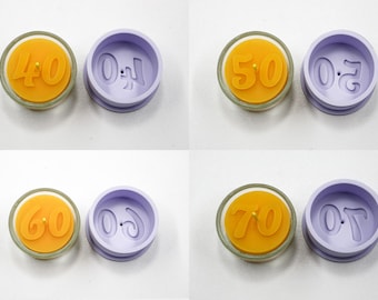 40 50 60 70 FORM Candle mold Candles casting silicone mold tealights candle making candle casting mold DIY Candle Making Soap mold wax