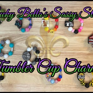 Tumbler Cup Charm: Handmade Bag & Handle Accessory