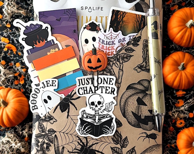 Halloween Blind Date with a Book Bookish Gift Book Lover Gift Personalized Book Romance Spicy Romance Fantasy Sci Fi Boo Gift