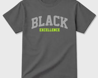T-Shirt der Varsity in Black Germany. Streetwear Marken-Grafik-T-Shirt.  Max 95 Neon Gelb