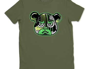 Foamposite Bear Graphic T-Shirt - best t shirts to wear with jordans Foams Pine Green