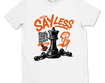 Say Less graphic tee. Streetwear graphic t-shirt. Matching 1s Shattered Backboard