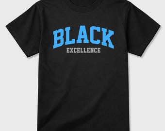 Varsity Black Excellence Graphic Tee - best t shirts to wear with Jordan 5 Black University Blue