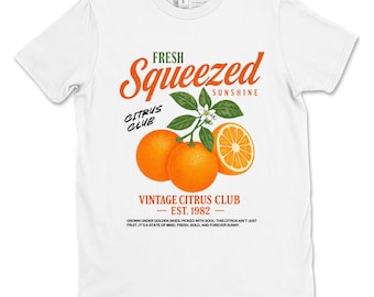 Vintage Citrus Club graphic tee. Streetwear graphic t-shirt. Matching 1s Shattered Backboard