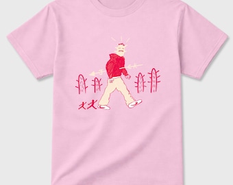 Camiseta gráfica Cactus Man - las mejores camisetas para usar con Jordans Jordan 1 Travis Scott Tropical Pink