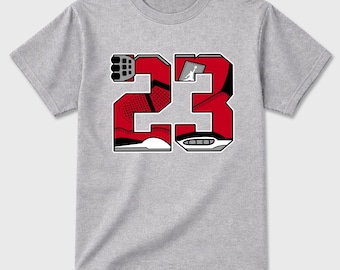 Camiseta gráfica 23. Camiseta gráfica de marca streetwear. Jordan 4 Toro Bravo