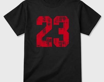 Camiseta gráfica nº 23. Camiseta gráfica de marca streetwear. Jordan 4 Toro Bravo.