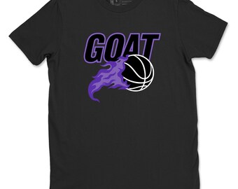 Camisetas gráficas unisex de Goat Basketball para combinar con zapatillas Hyper Grape