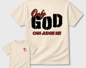 Camiseta gráfica "Solo Dios puede juzgarme" - Jordan 4 Brick After Brick