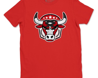 Bull Emblem Graphic Tee – Streetwear T-Shirt