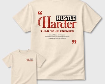 Camiseta gráfica "Esfuérzate más que tus enemigos" - Jordan 4 Brick After Brick