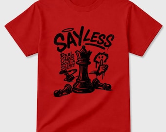 Camiseta gráfica "Say Less" - Jordan 12 Bloodline